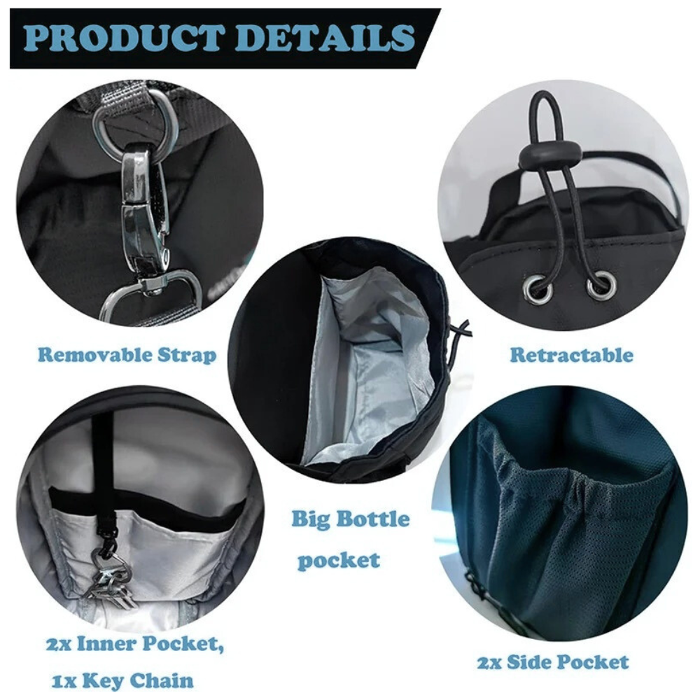 MagHold™ Magnetic Gym Organizer Bag